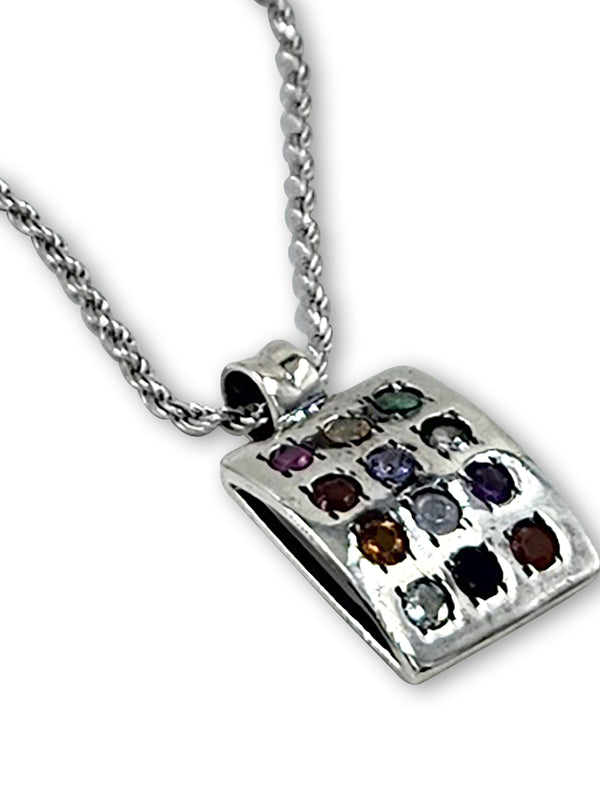 12 stone pendant Breastplate pendant Hoshen
