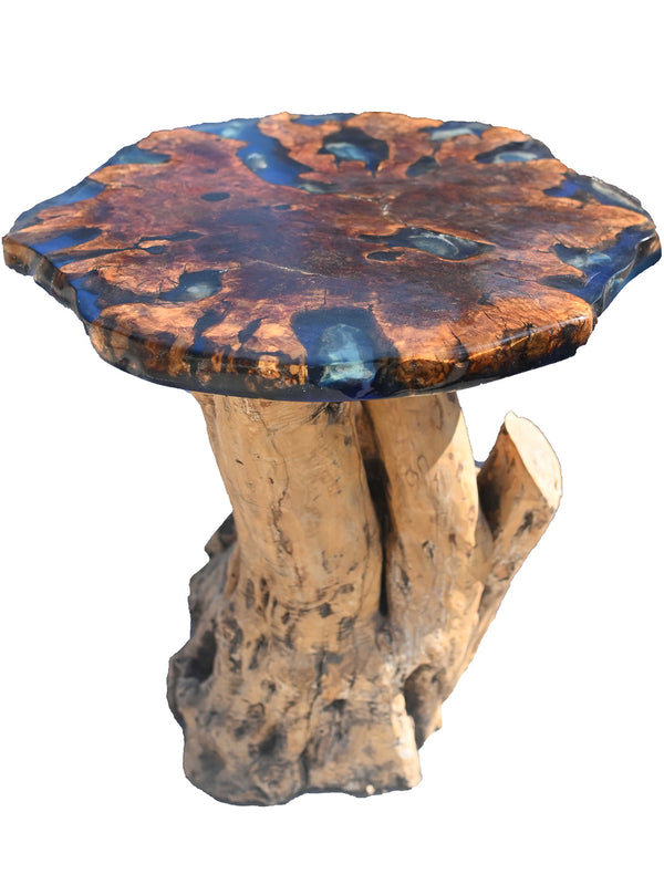 Blue agate sea table