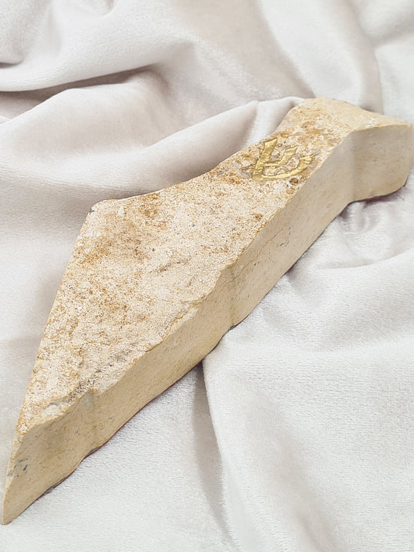 Mezuzah case Israel Map shape handwork