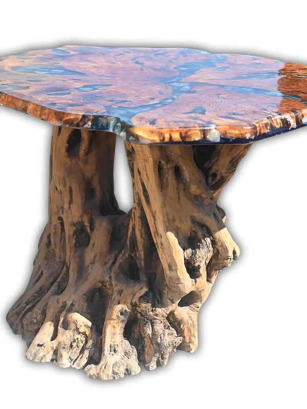 Blue agate sea table 2