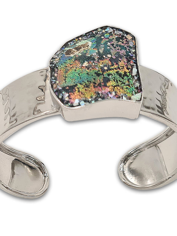 Hammerd silver Bracelet - Roman Glass 17