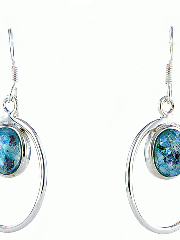 14 Karat gold plated earrings with Ruby