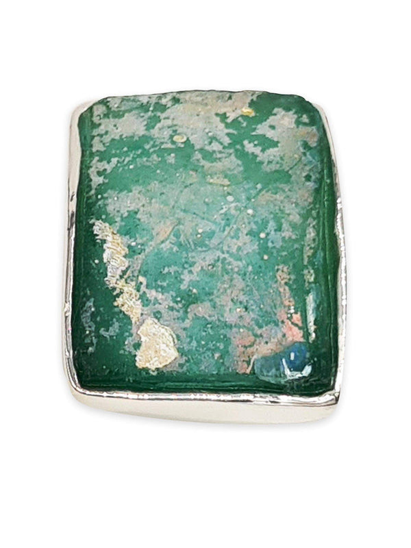 925 sterling silver Artisan Ring Roman Glass