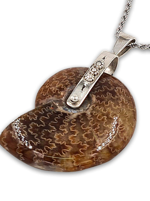 Spiral pendant - Fossil