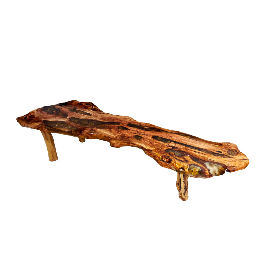 Tiger eye and Avalon bench