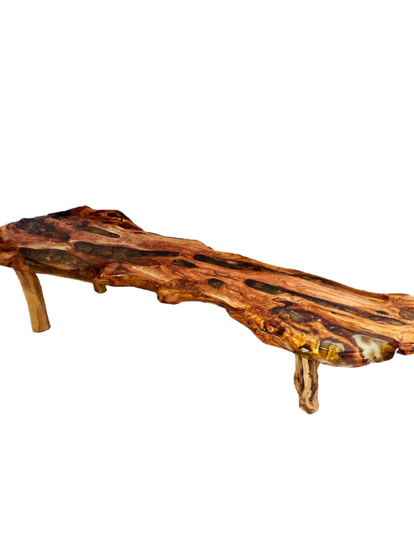 Tiger eye and Avalon bench