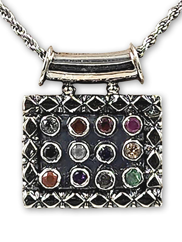 12 stone pendant Breastplate pendant Hoshen