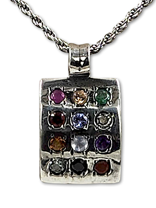 12 stone pendant Breastplate pendant Hoshen
