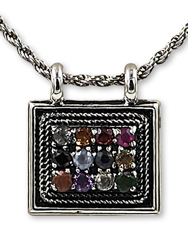12 stone pendant Breastplate pendant Hoshen