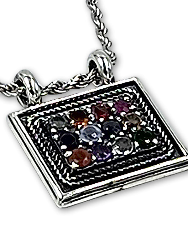 12 stone pendant Breastplate pendant Hoshen