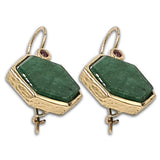Emerald 14K gold Earring