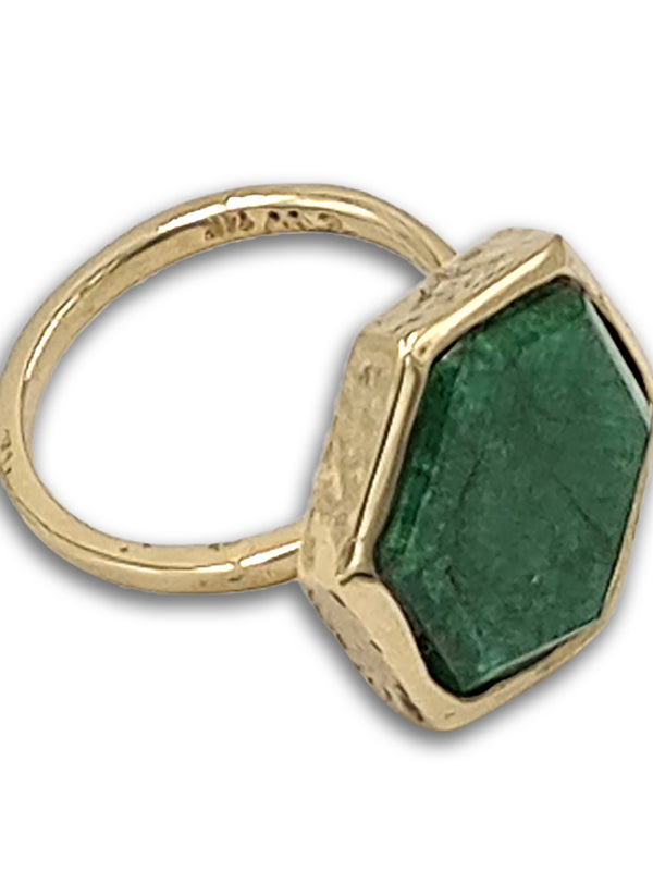 Emerald 14K gold  Ring