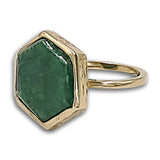 Emerald 14K gold  Ring