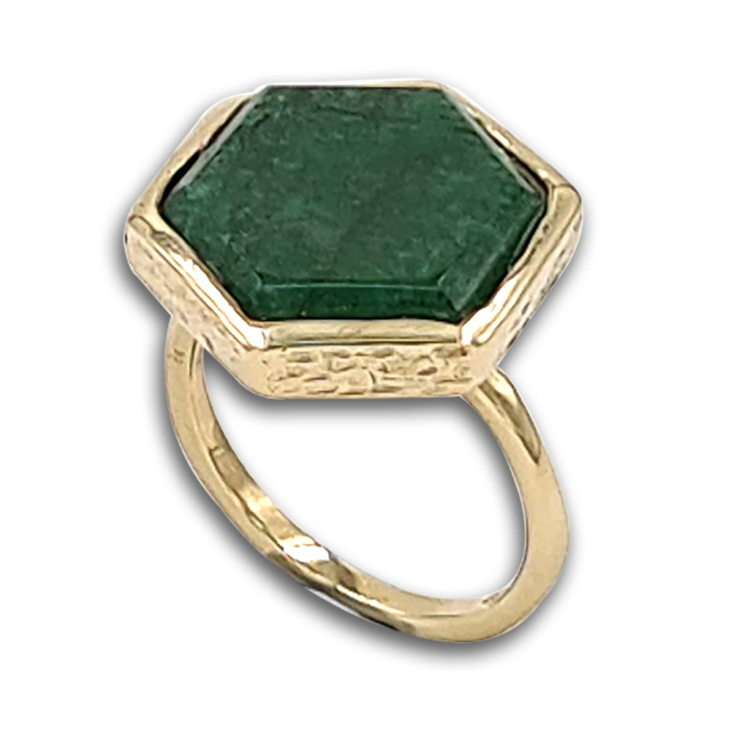 Emerald 14K gold  Ring
