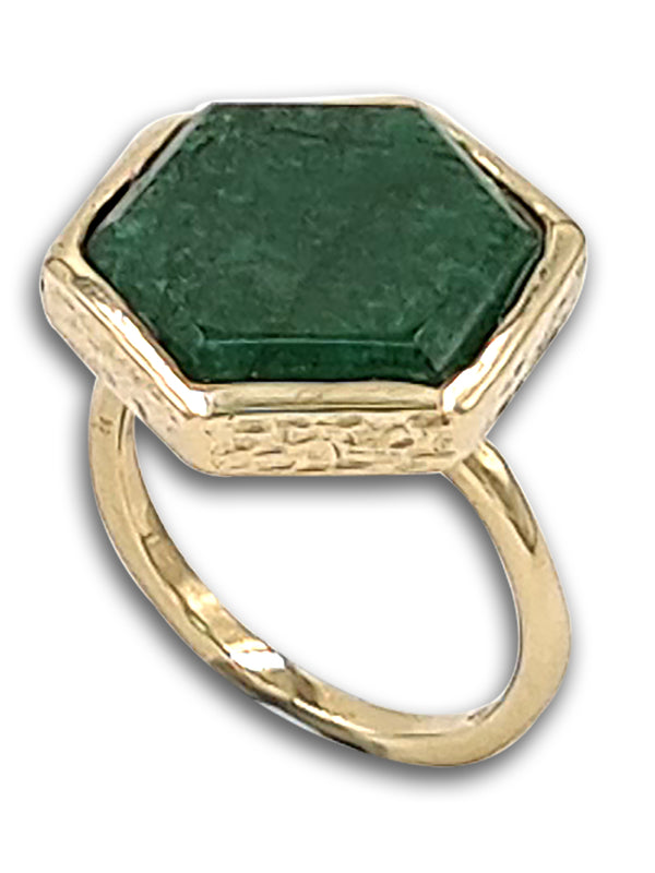 Emerald 14K gold  Ring