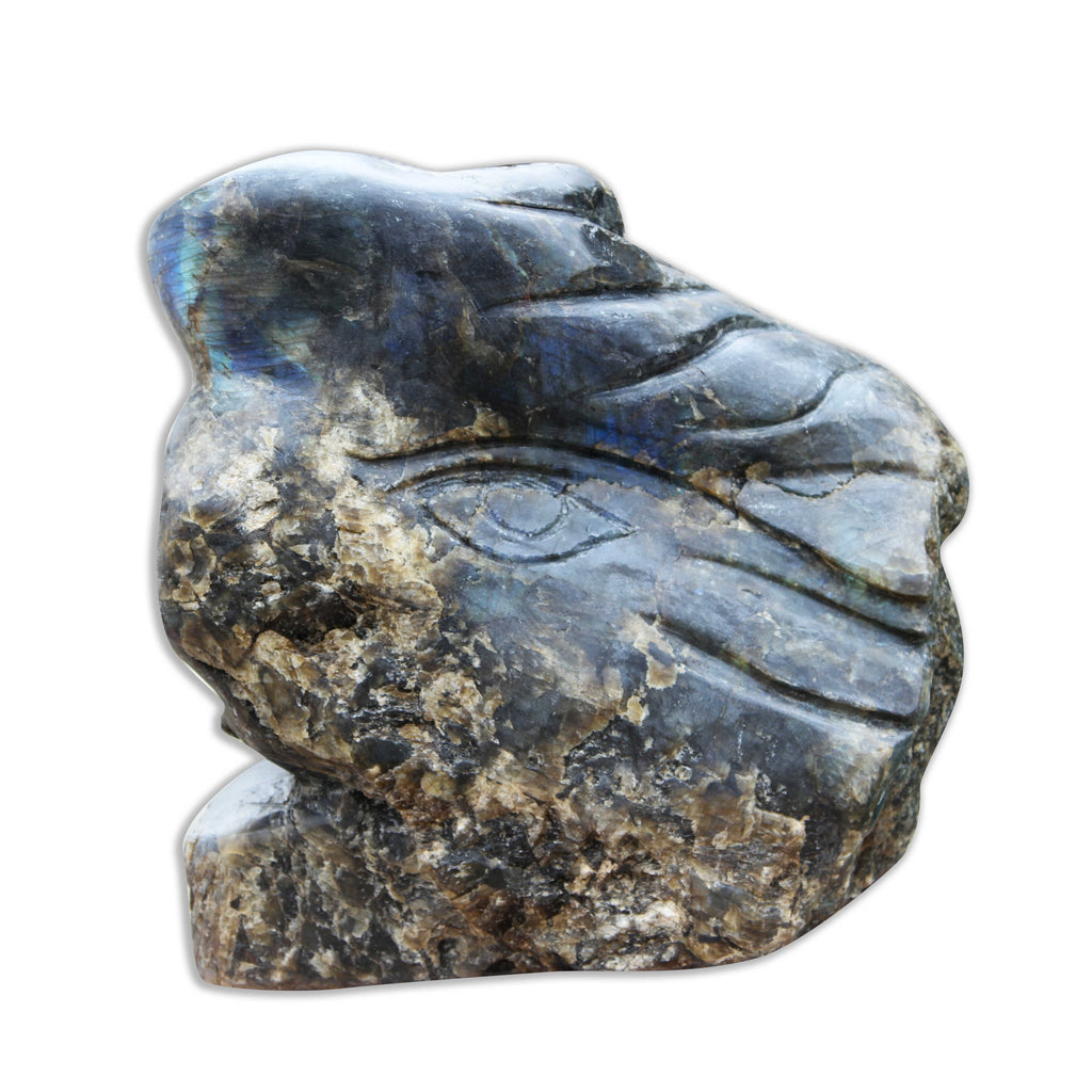 Labradorite head