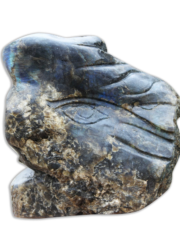 Labradorite head