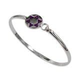 David star bracelet -Turquoise stone-Agat Art Design LTD-silver,STONE