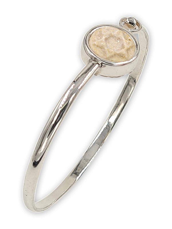 David star bracelet -Gold Jerusalem stone