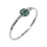 David star bracelet - Onyx stone