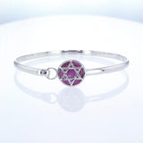 David star bracelet - Onyx stone