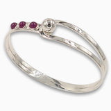 Silver Bracelet Black Onyx-Agat Art Design LTD-925 silver bracelet,bangle,Bracelet for her,cuff bracelet,december birthstone,gemstone bracelet,gift for her,handmade jewelry,Onyx,Ruby