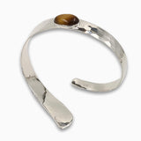 Silver cuff Bracelet Turquoise-Agat Art Design LTD-925 silver bracelet,August birthstone,bangel,boho,December birth,gift for her,hammering,handmade jewelry,Statement,Tiger Eye,Turquoise stone bracelet for women,woman bracelet