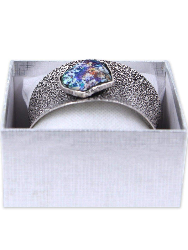 Hammerd silver Bracelet - Roman Glass