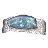 Siver Net braclet - Roman Glass