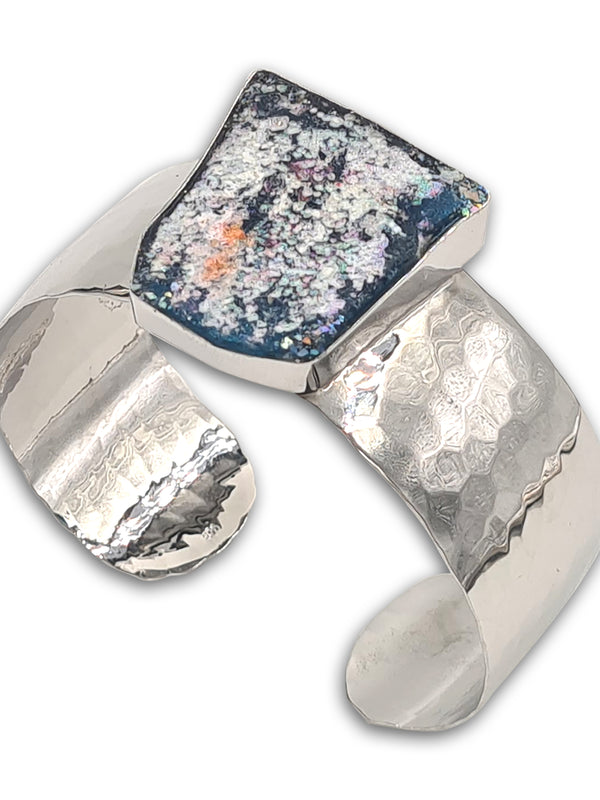 Hammerd silver Bracelet - Roman Glass 1