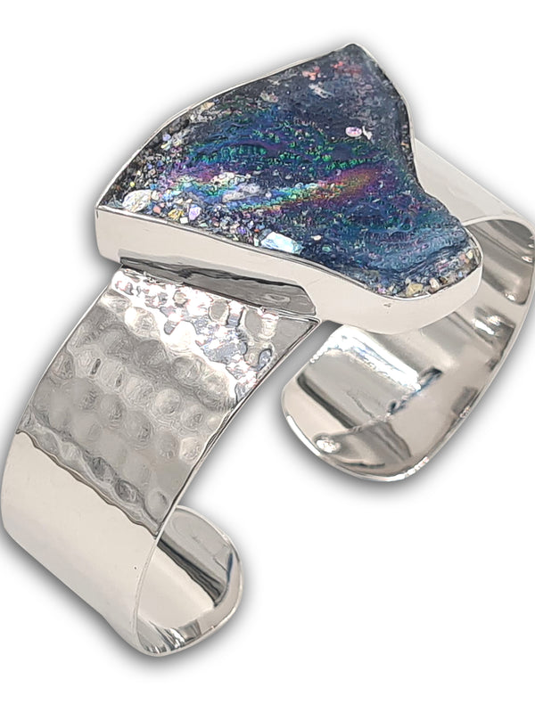 Hammerd silver Bracelet - Roman Glass 2