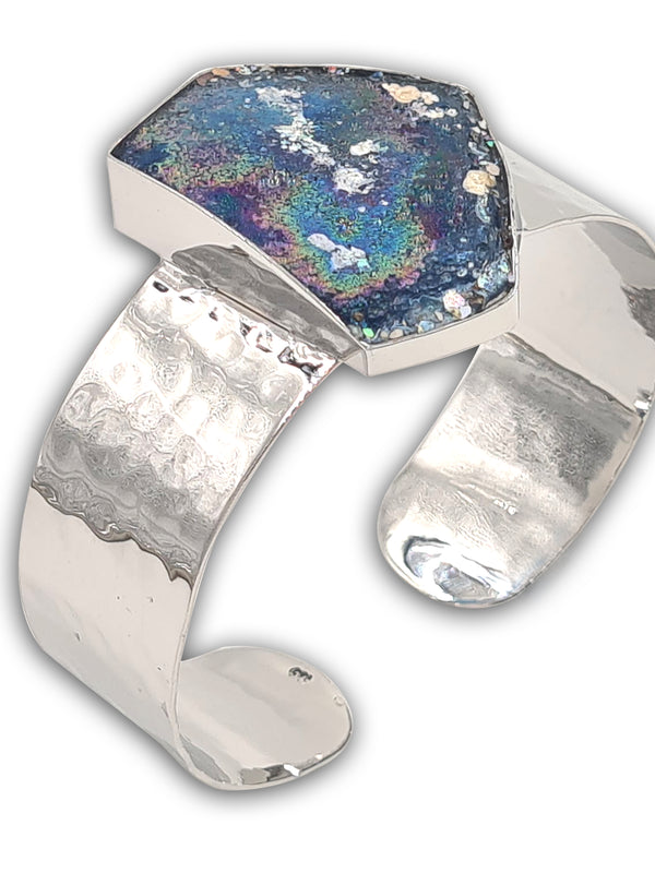 Hammerd silver Bracelet - Roman Glass 3
