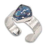 Hammerd silver Bracelet - Roman Glass 3