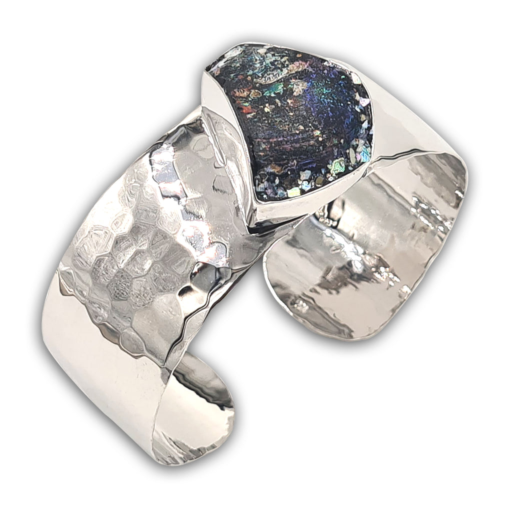 Hammerd silver Bracelet - Roman Glass 4