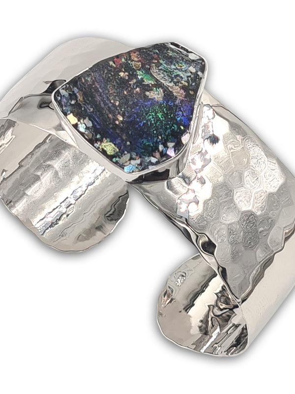 Hammerd silver Bracelet - Roman Glass 4