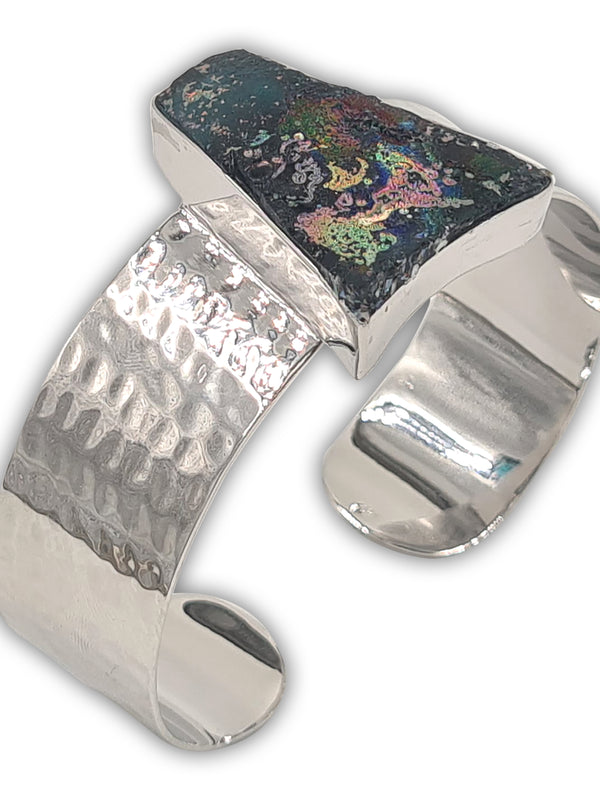 Hammerd silver Bracelet - Roman Glass 7