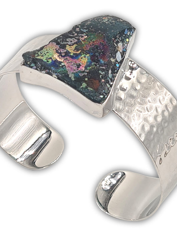 Hammerd silver Bracelet - Roman Glass 7