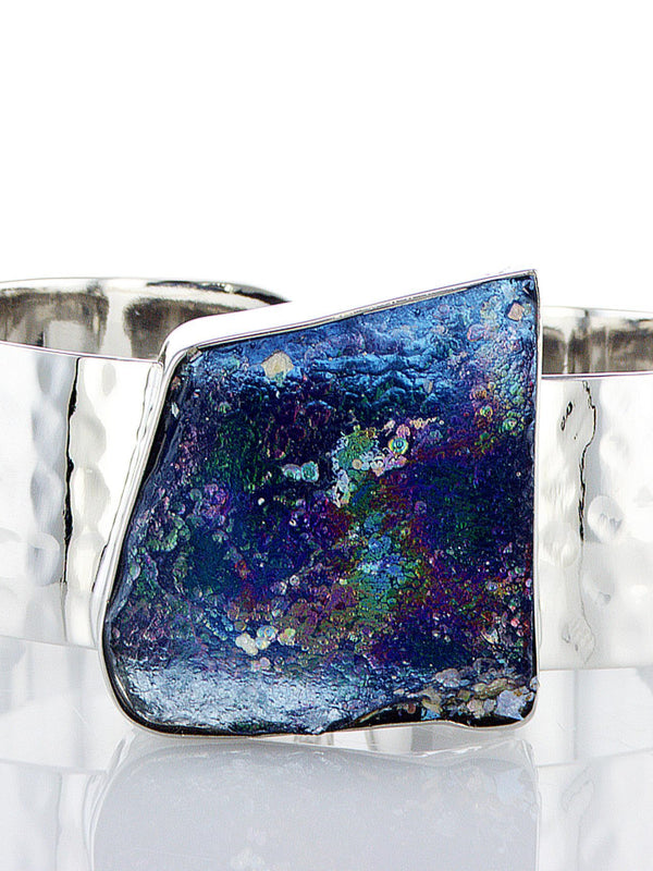 Hammerd silver Bracelet - Roman Glass 8