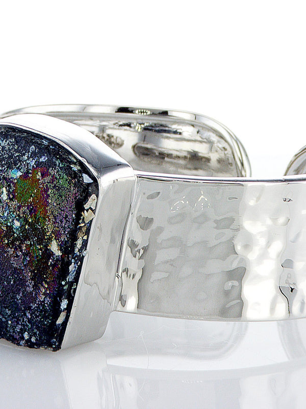 Hammerd silver Bracelet - Roman Glass 11