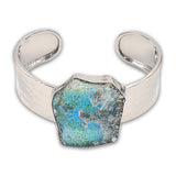 Hammerd silver Bracelet - Roman Glass 15