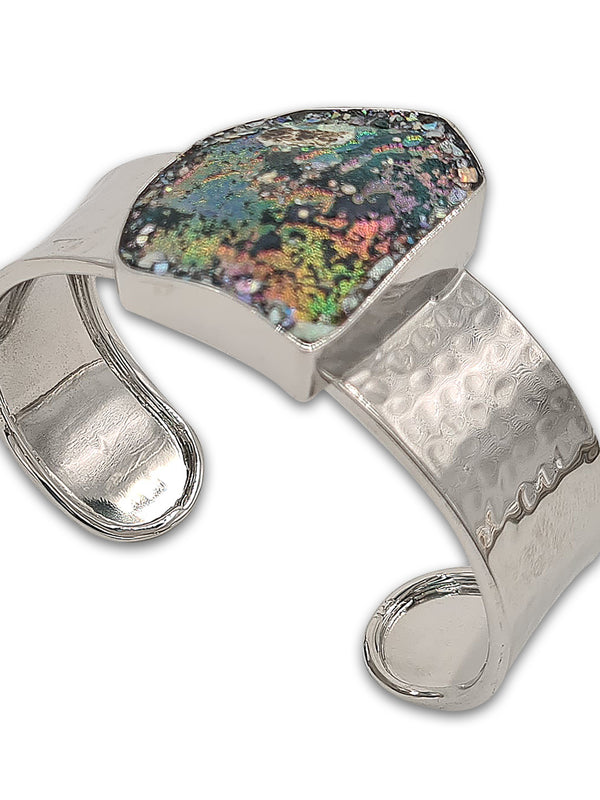 Hammerd silver Bracelet - Roman Glass 17