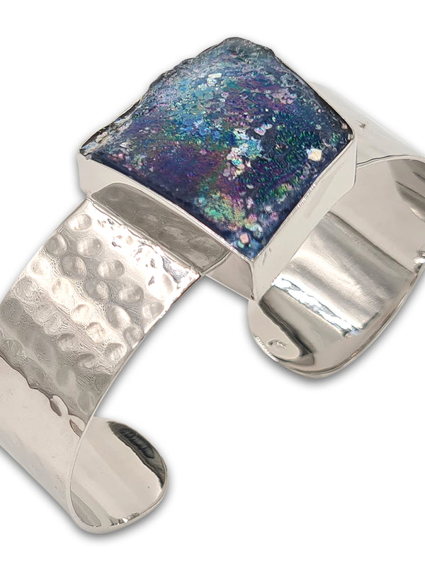 Hammerd silver Bracelet - Roman Glass 18
