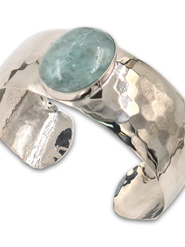 Hammerd 925 silver Bracelet - Aqwamarine