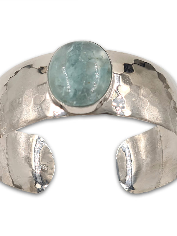 Hammerd 925 silver Bracelet - Aqwamarine