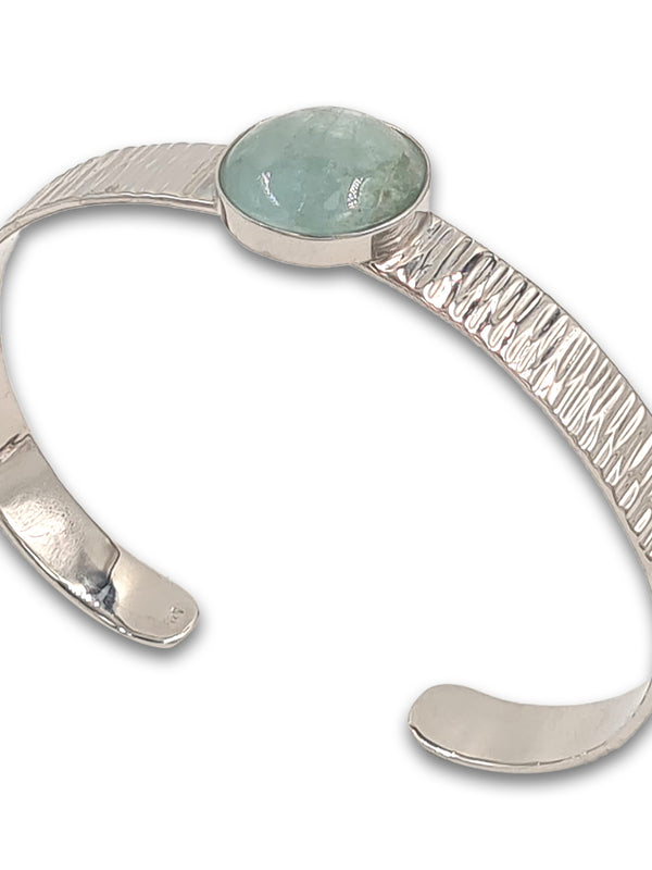 Hammerd 925 silver Bracelet - Aqwamarine 1