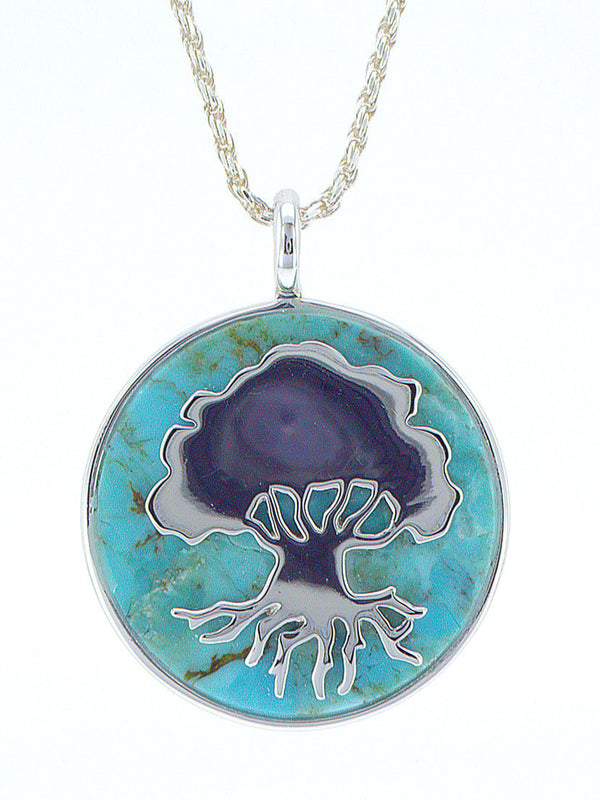 925 Turquoise silver pendant