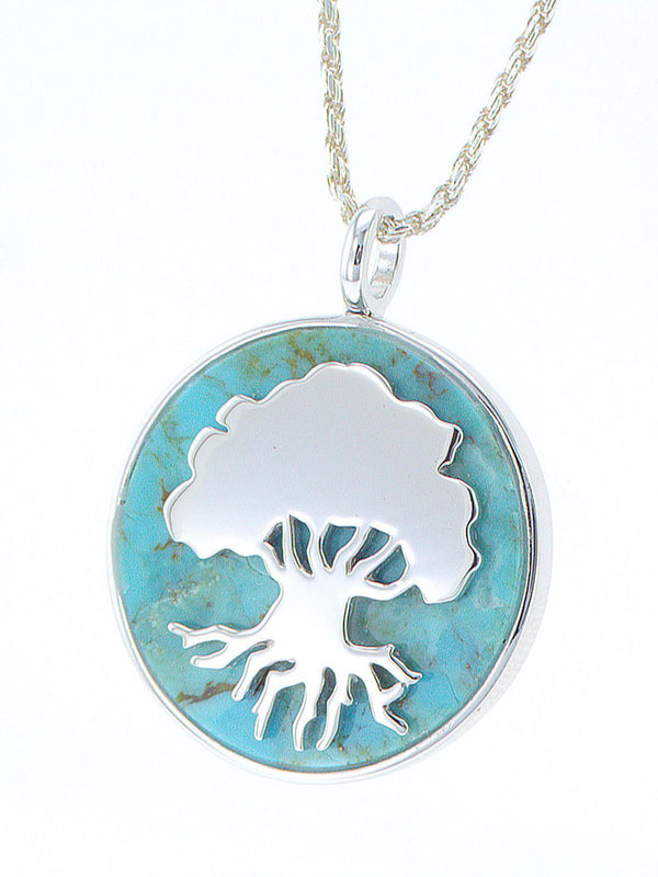 925 Turquoise silver pendant