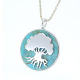 925 Turquoise silver pendant