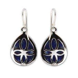 Teardrops Silver earring -Turquoise