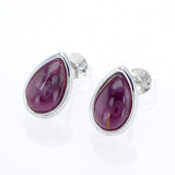 Stud Teardrop earring - Turquoise stone